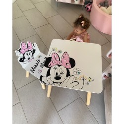 tavolo minnie con 2 sedie