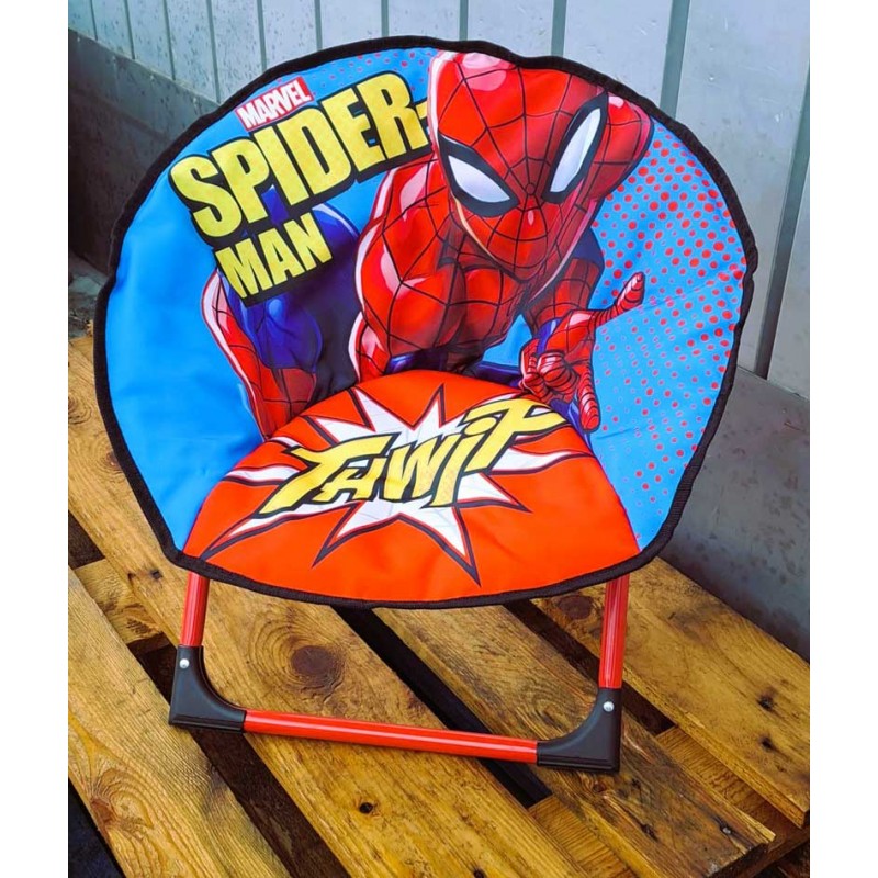 poltroncina spiderman bambino disney poltrona uomo ragno legno