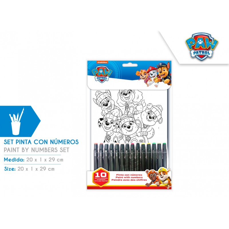 Paw patrol set da colorare