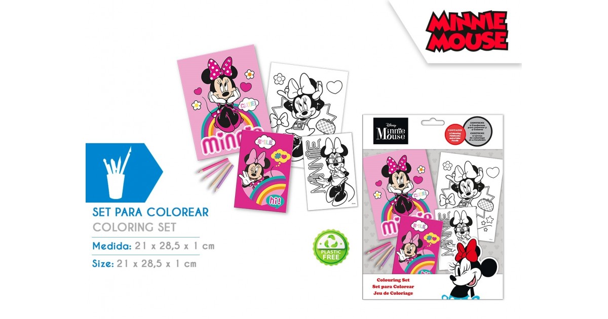 Minnie set da colorare