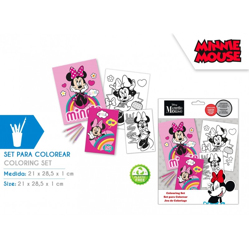 Minnie set da colorare