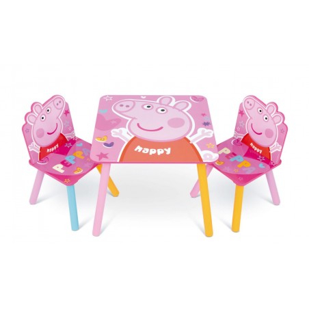 peppa pig tavolo peppa pig con sedie