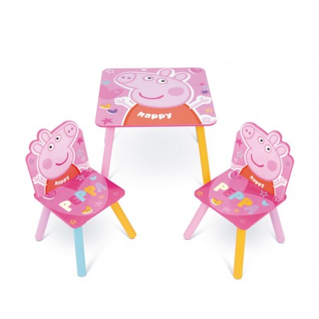 tavolo peppa pig con sedie