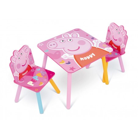 peppa pig tavolo peppa pig con sedie