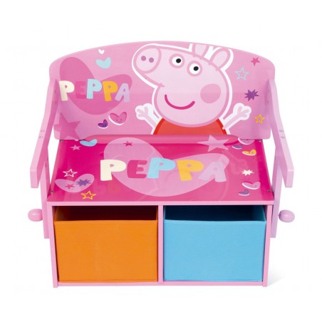 peppa pig panca scrivania porta giochi