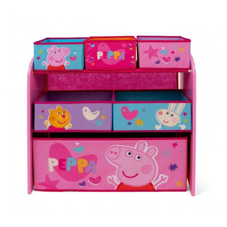 mobile portagiochi in legno peppa pig