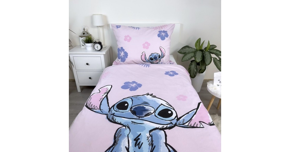 Lilo stitch Set Letto Singolo Copripiumino