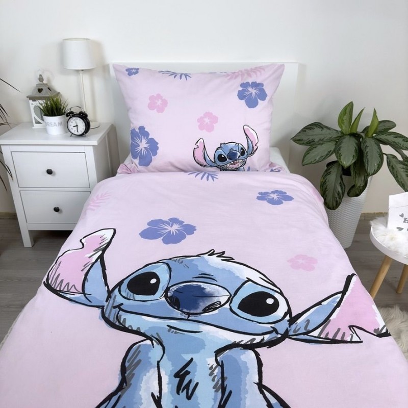 Lilo stitch Set Letto Singolo Copripiumino