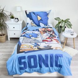 Sonic Set Letto Singolo Copripiumino