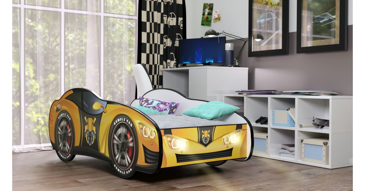 Letto a forma di macchina robot tansformers