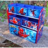 Spiderman Toybox portagiochi in legno verticale