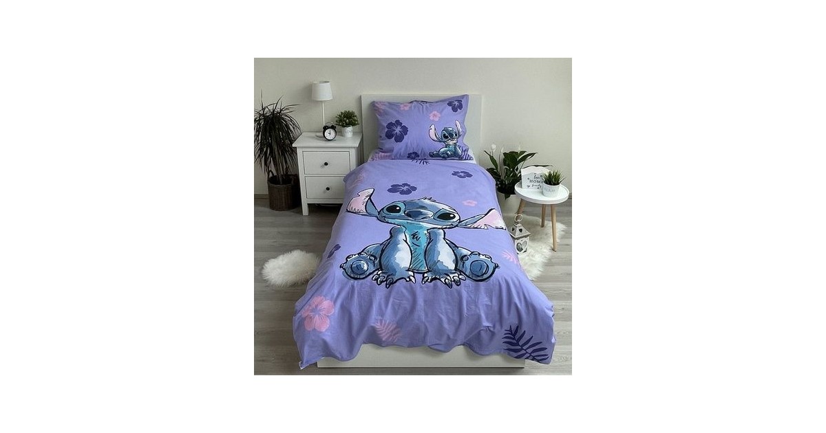 Lilo stitch Set Letto Singolo Copripiumino