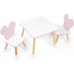 TAVOLO MINNIE IN LEGNO CON...