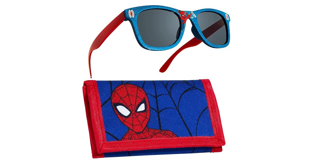 Set Occhiali da Sole e Portafoglio Spiderman