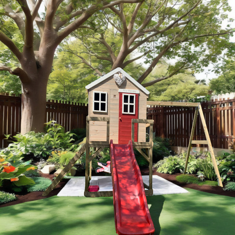 Casette in legno per bambini, playhouse