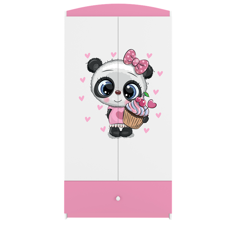 Armadio per bambini babydreams pink panda