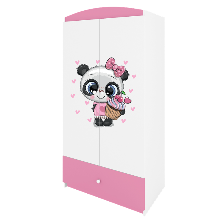 Armadio per bambini babydreams pink panda