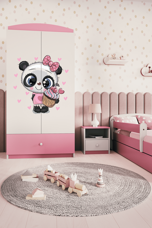 Armadio per bambini babydreams pink panda