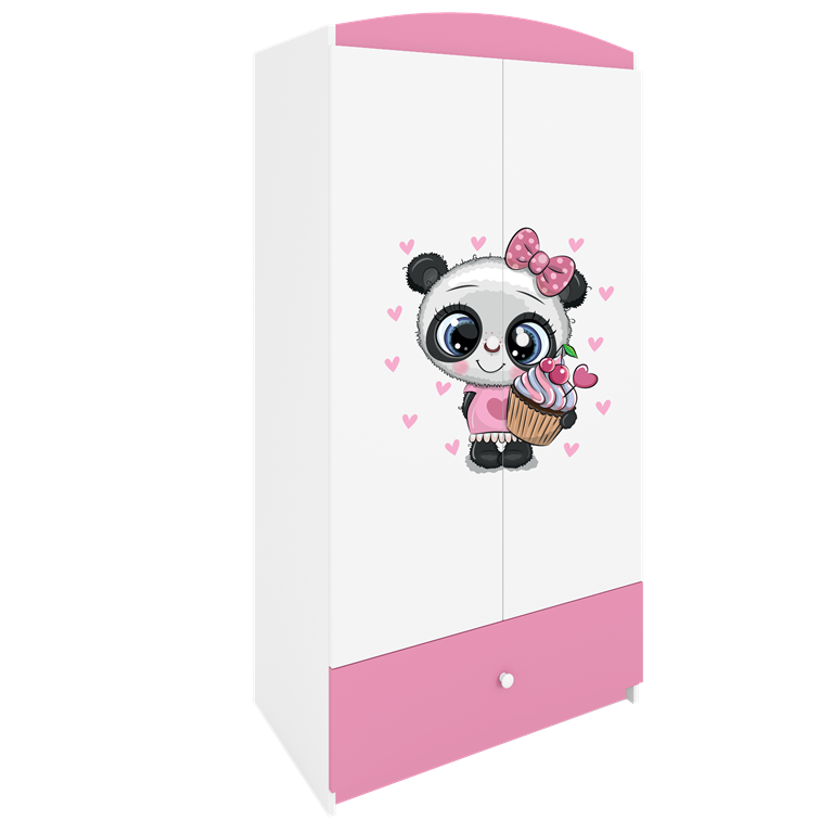 Armadio per bambini babydreams pink panda