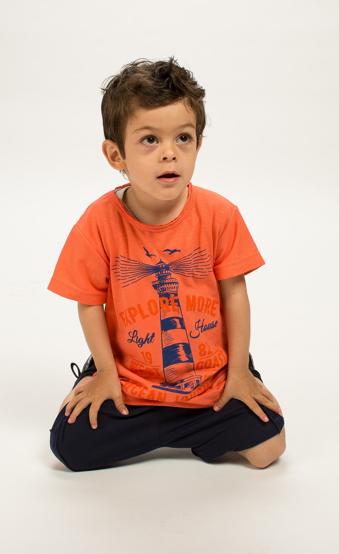 T-SHIRT BAMBINO COTONE FIAMMATO STAMPA DIGITALE 3-4-5-6-7-8 ANNI