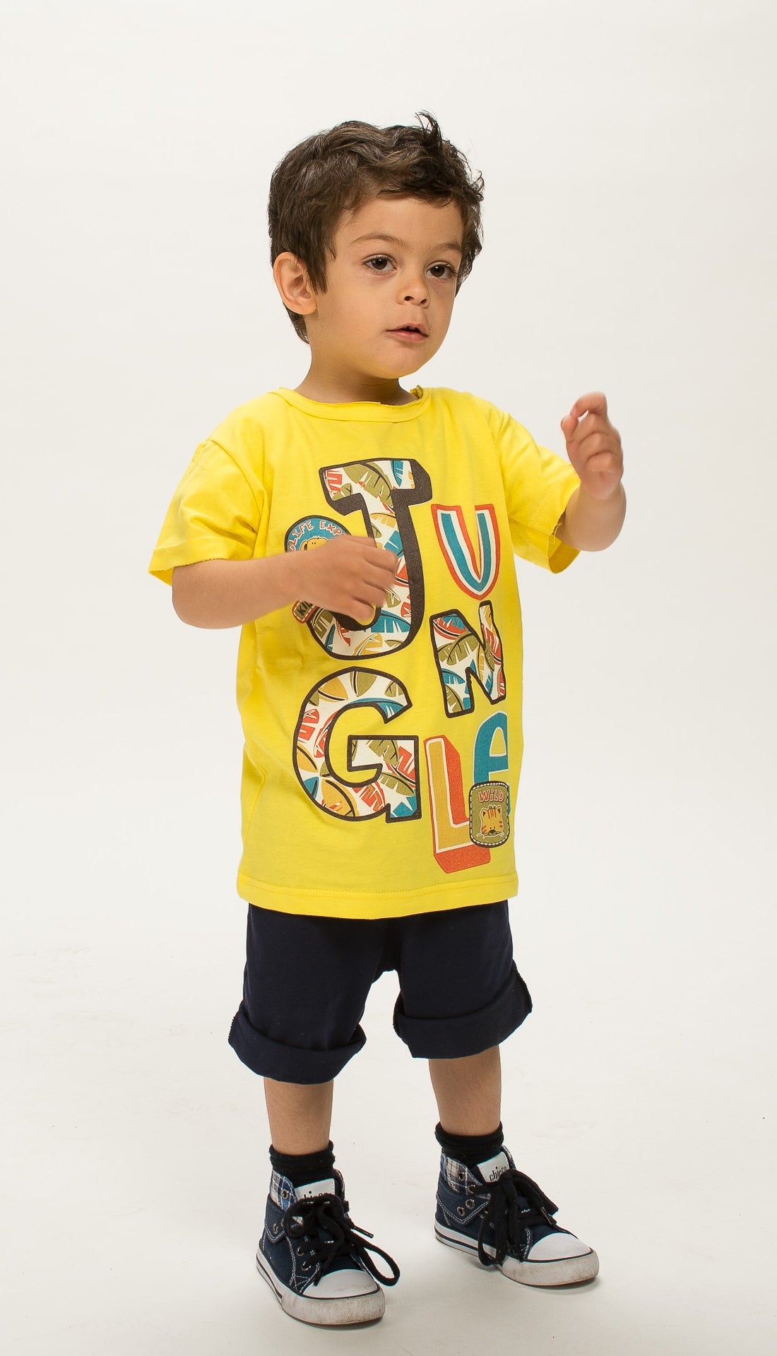 1012/JUN T-SHIRT BAMBINO COTONE FIAMMATO STAMPA DIGITALE 3-4-5-6-7-8 ANNI