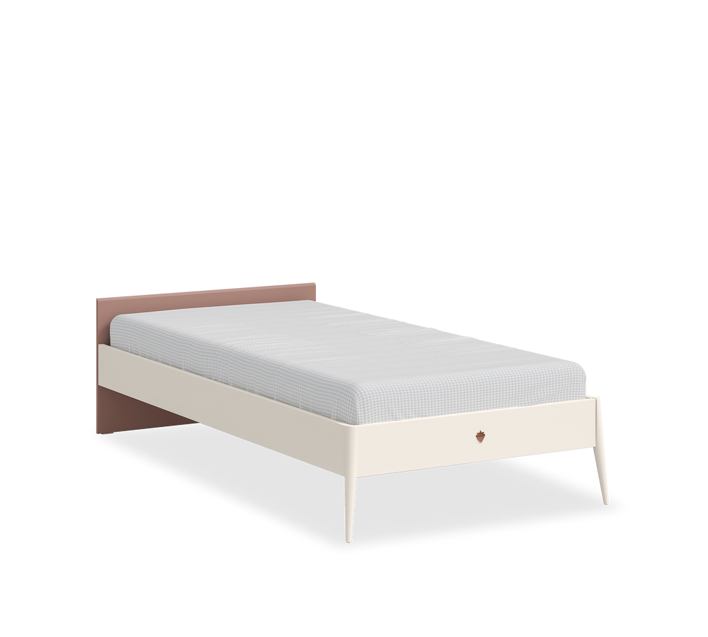 Letto Elegance 120x200 cm con testiera deluxe ragazza bambina alta qualità