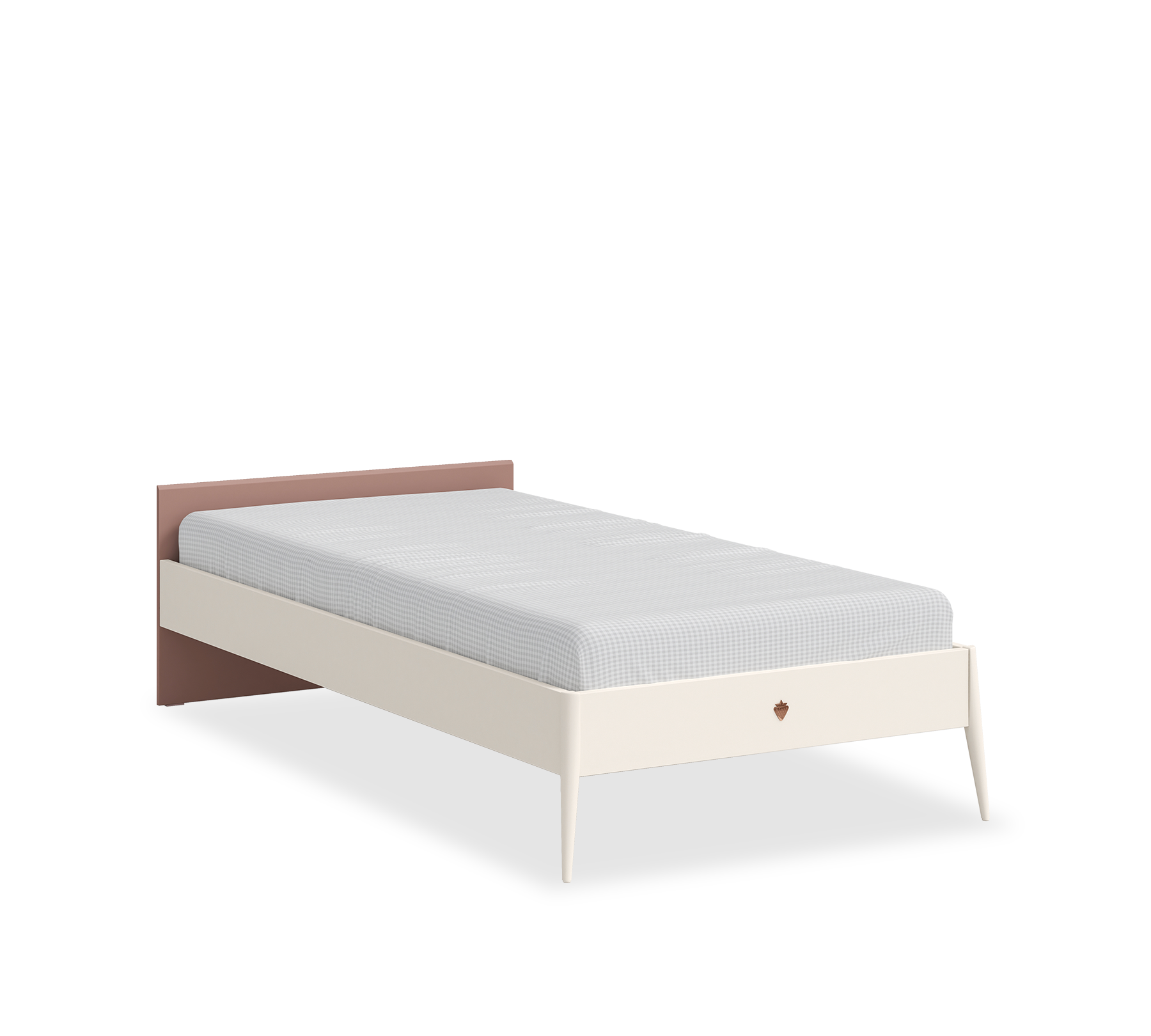 Letto Elegance 120x200 cm con testiera deluxe ragazza bambina alta qualità