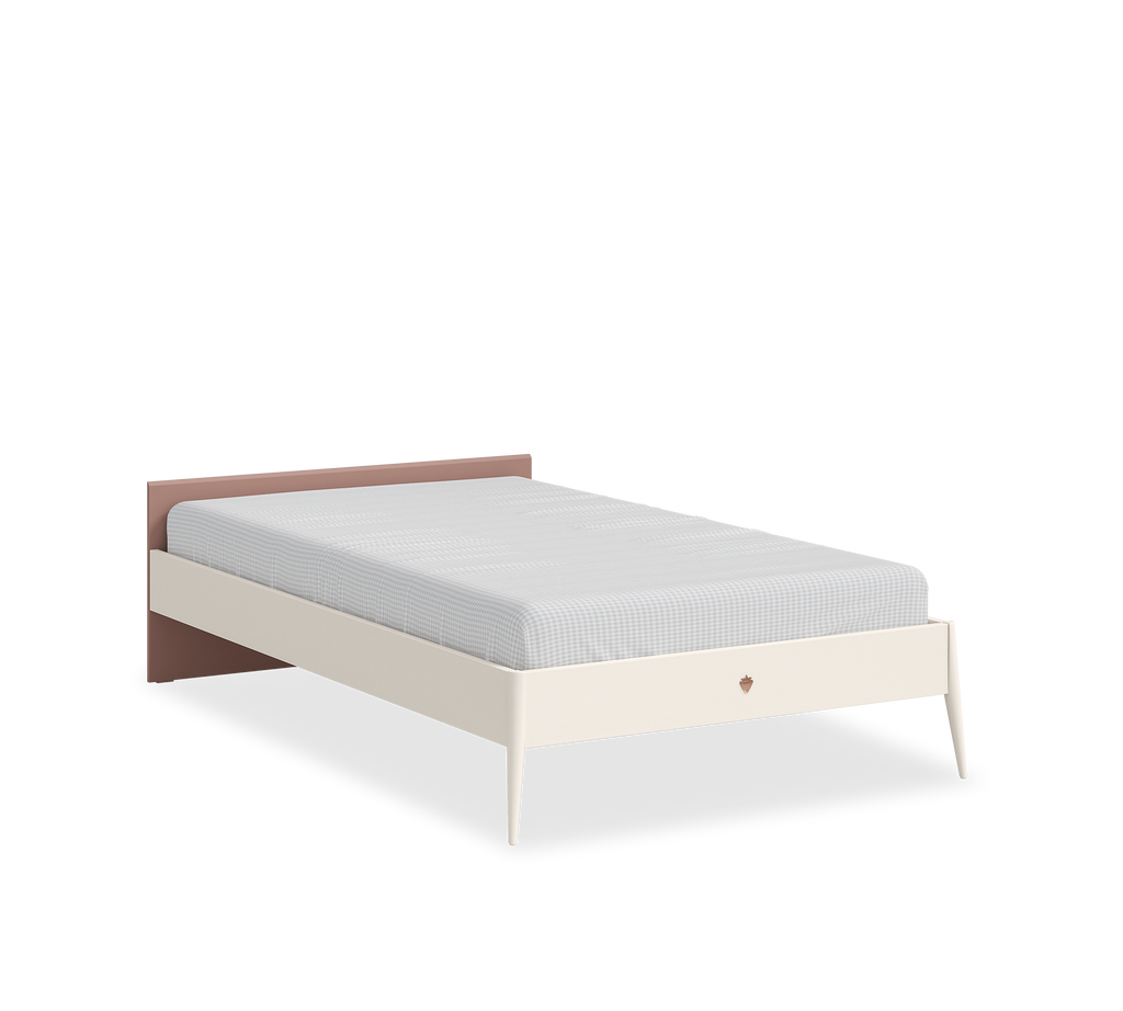 Letto Elegance 120x200 cm con testiera deluxe ragazza bambina alta qualità