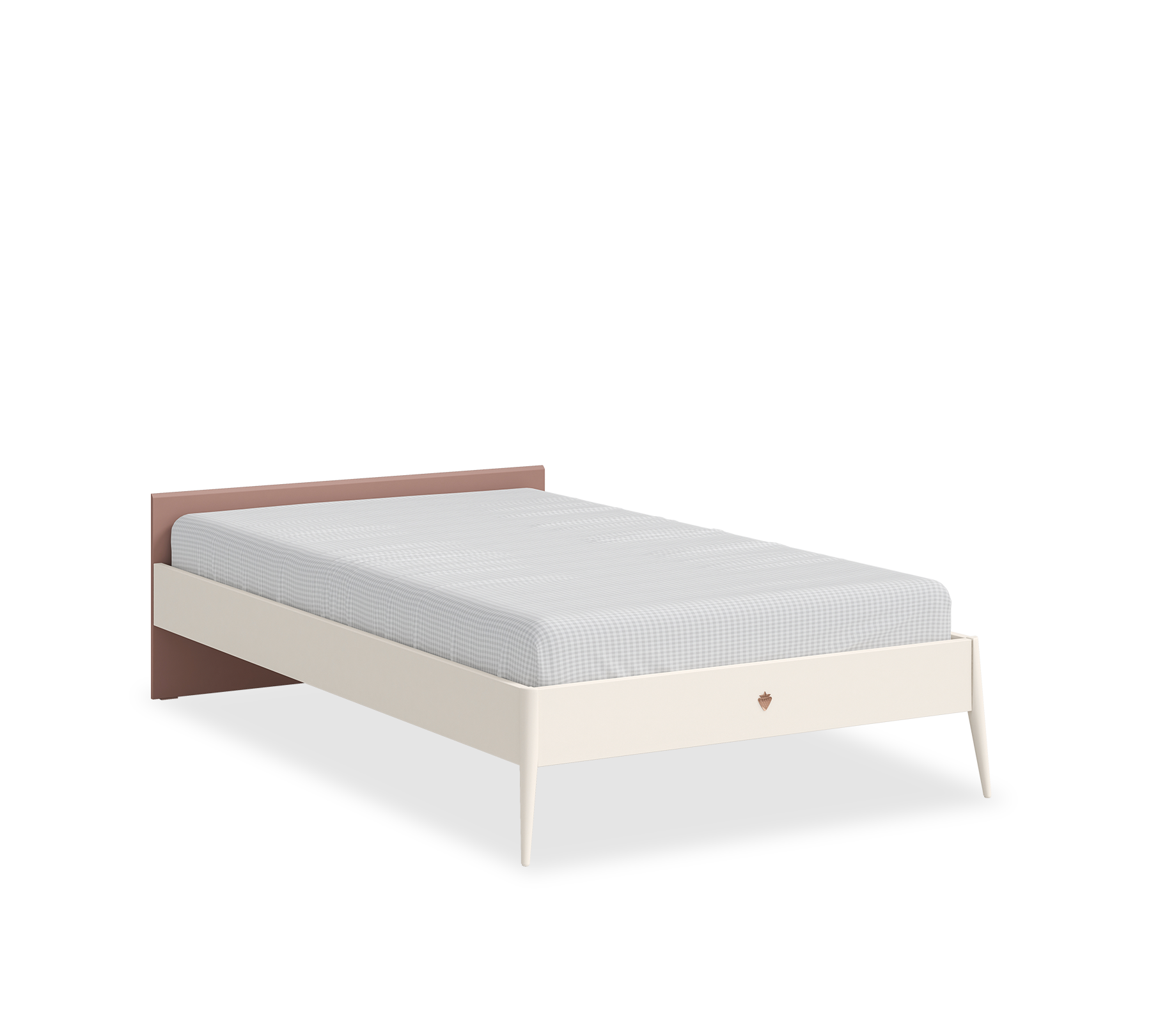 Letto Elegance 120x200 cm con testiera deluxe ragazza bambina alta qualità