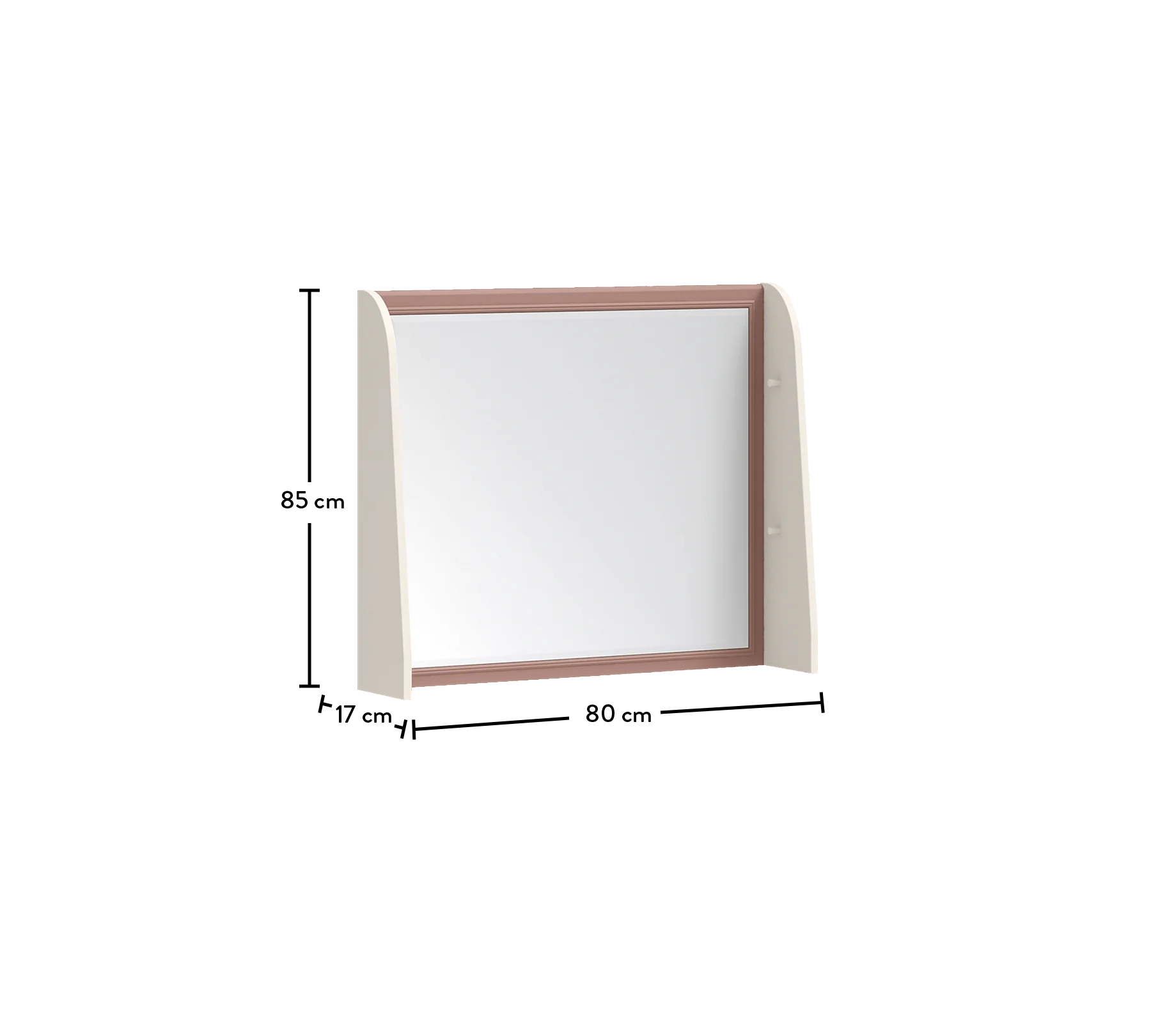 Cassettiera Elegance con 3 Cassetti e Organizer Interno e specchio