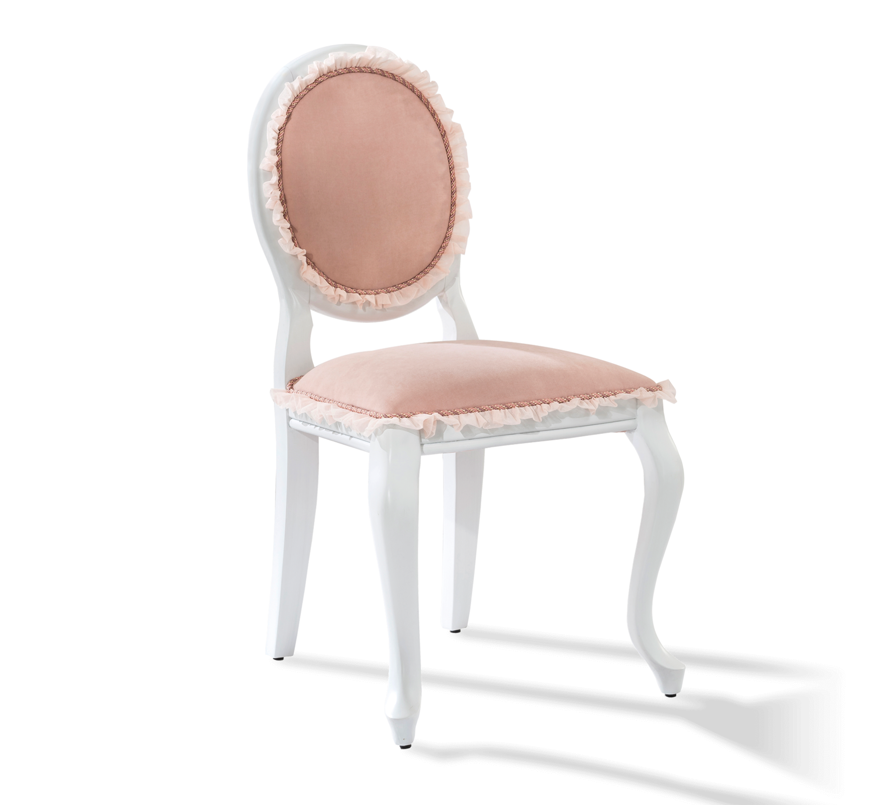 Sedia Dream Salmone in Legno di Faggio per Bambini e Ragazzi - Design Elegante e Comfort