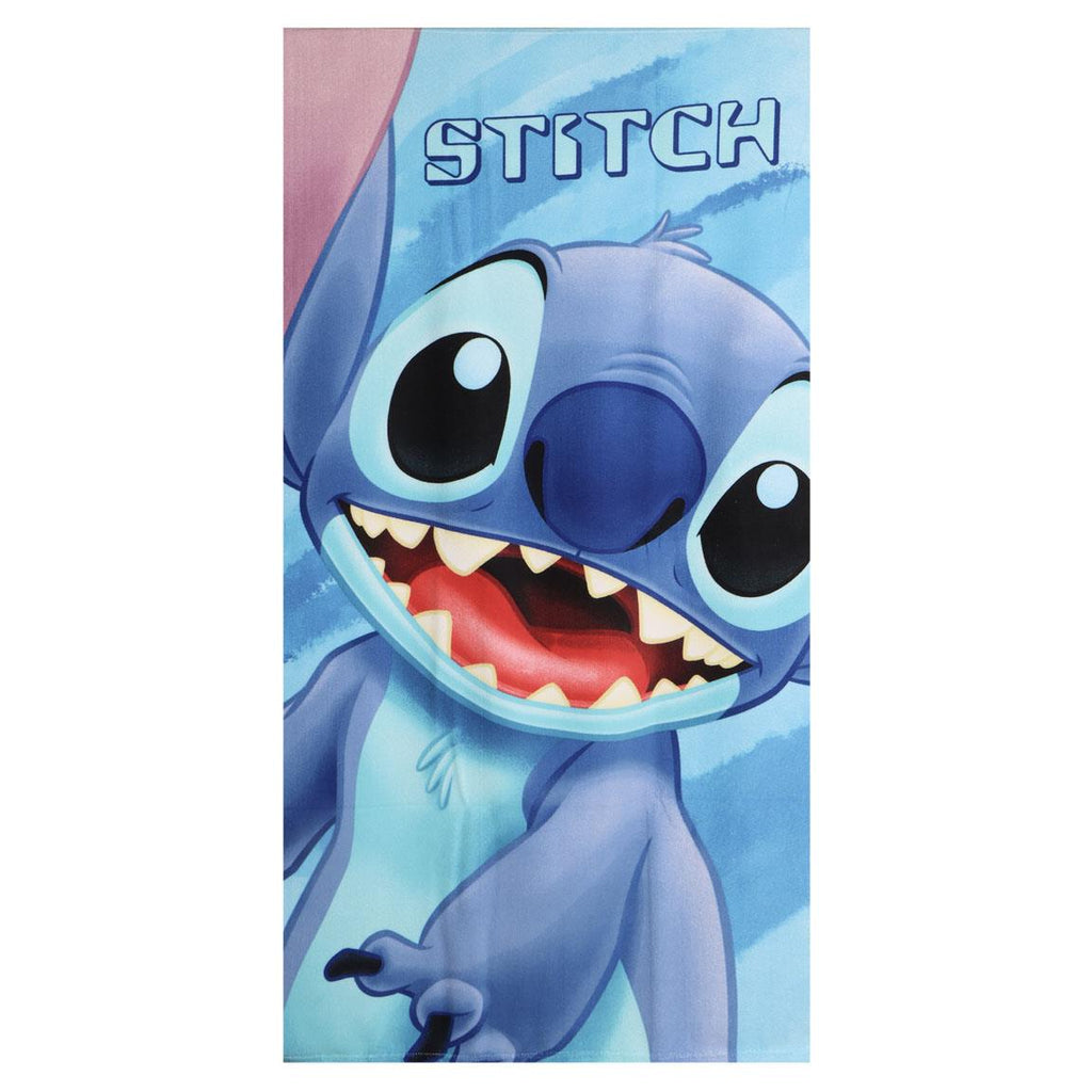 Telo Mare Stitch Disney 70x140cm - Microfibra 240gsm - Asciugatura Rapida