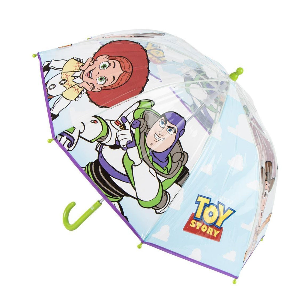 Ombrello Bambino Disney Pixar Toy Story | 45cm Deluxe Trasparente Manuale | Stampa Tutti i Pannelli | TOY3246