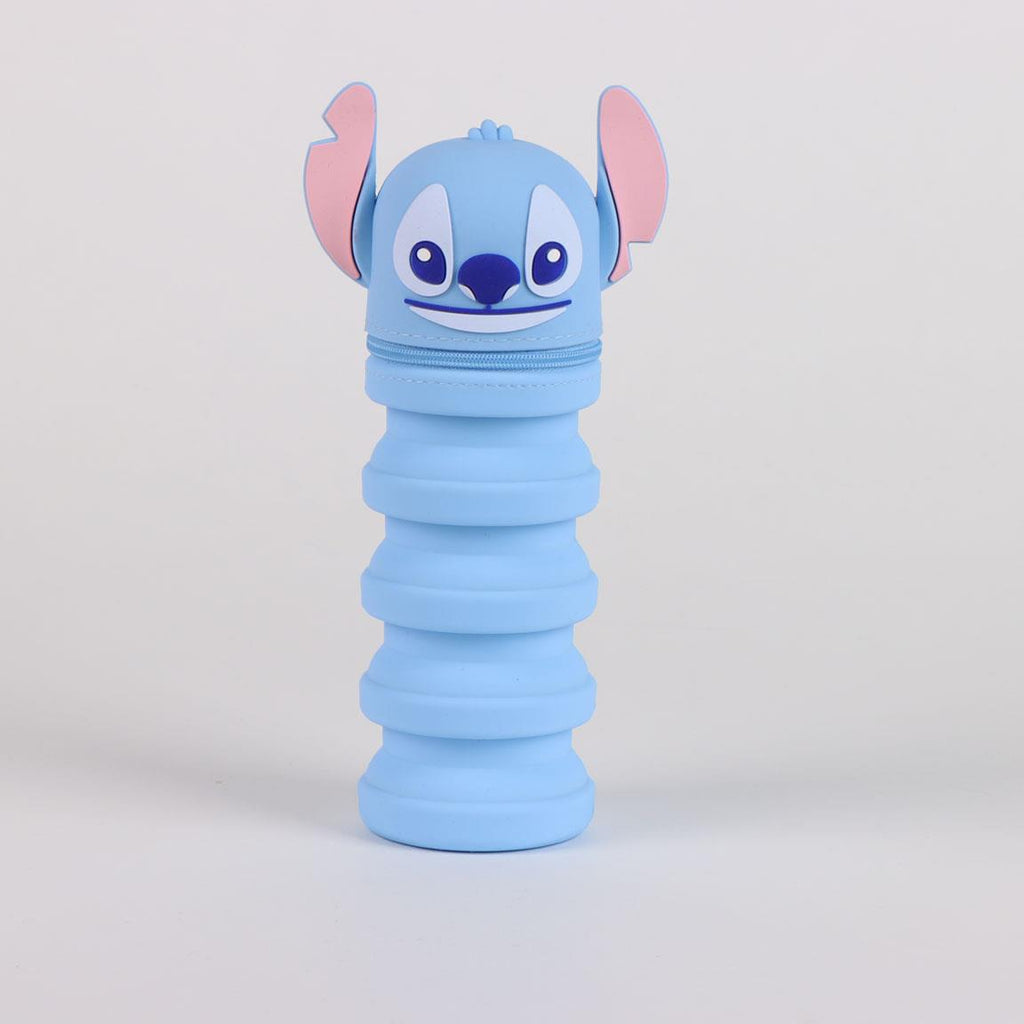 Astuccio 3D Allungabile Disney Stitch e Angel, Celeste o Rosa