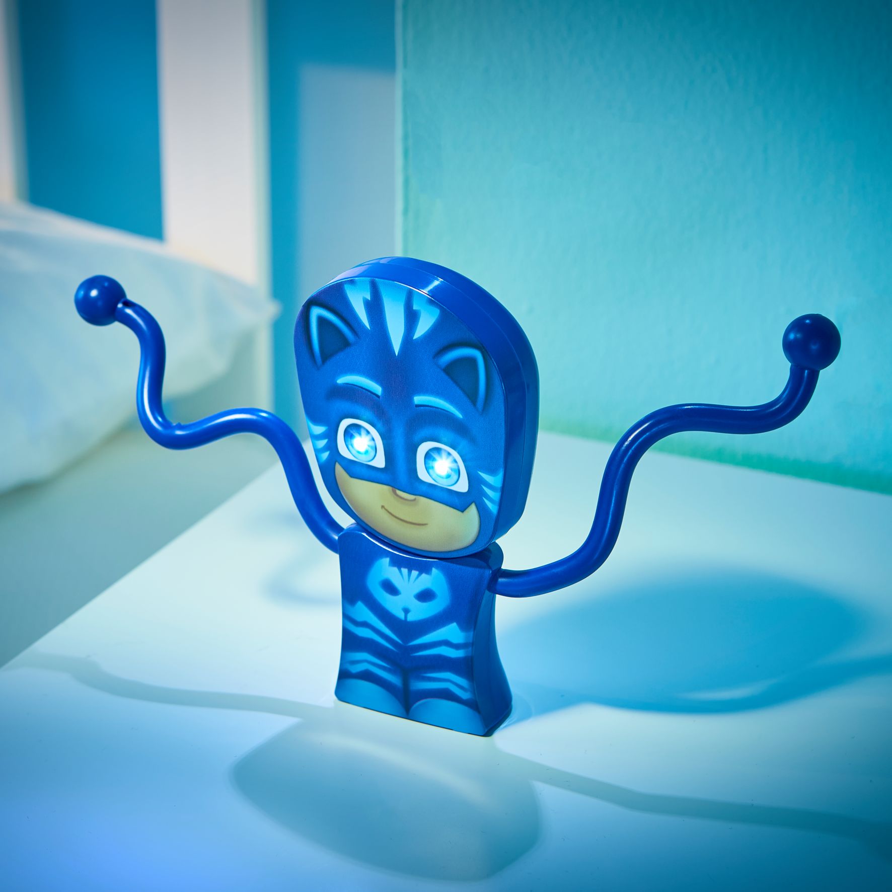 ##275PJM01E 
lampada portatile torcia 2 in 1 con braccia snodabili super pigiamini pjmasks