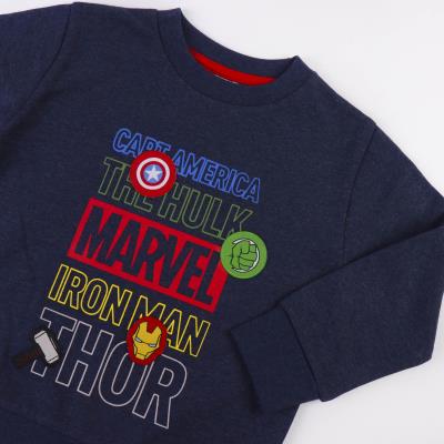 TUTA AVENGERS 65% COTONE 35% FELPATO COTTON BRUSHED 240 GR