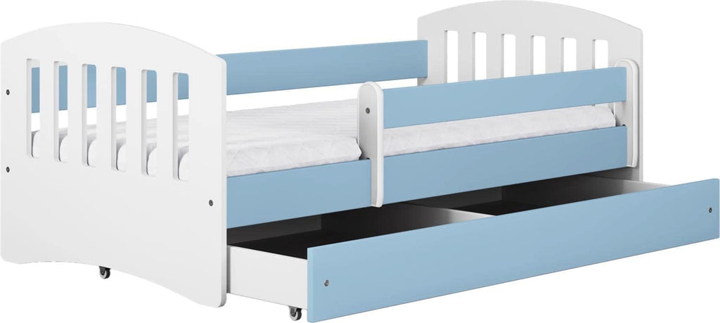 KO5CLAS Letto classico deluxe in legno con cassettone e materasso incluso