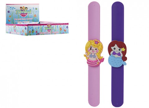 532006 EXPO DA 24 SLAP BRACCIALI CON SIRENETTE