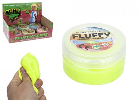 543143 SLIME FLUFFY SUPER LIGHT EXPO DA 12 PZ IN 6 COLORI ASSORTITI