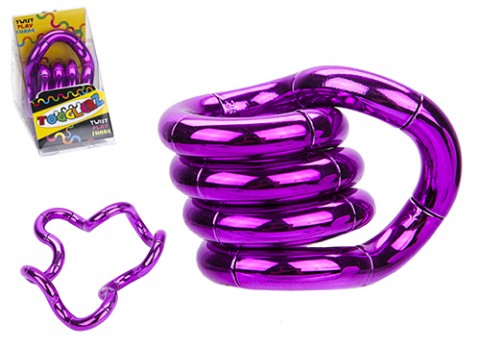 543147 GLITTER TOGGLERZ IN METALLO PUZZLE TUBES 6 COLORI ASSORTITI