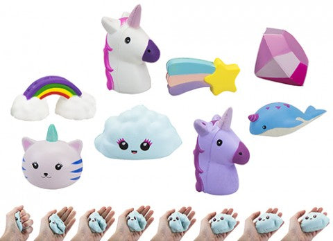 549108 SQUISHY FANTASY 10 CM ASSORTITI 8 MODELLI