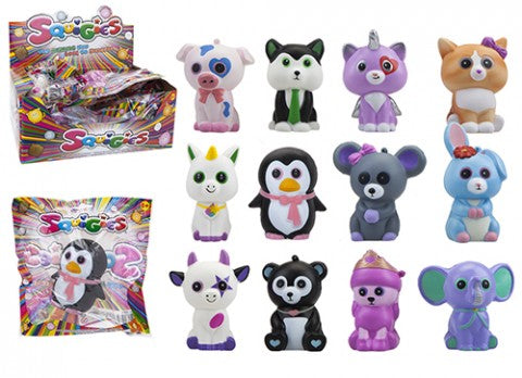 549110 SQUISHY PETS 10 CM ASSORTITI 12 MODELLI