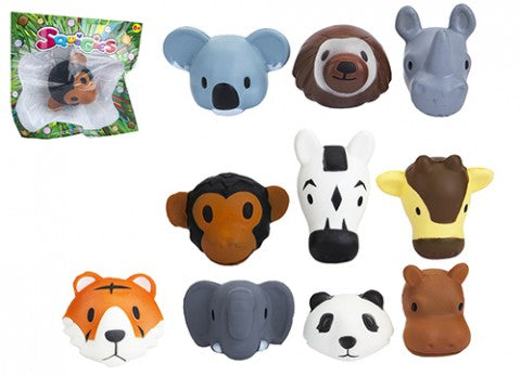 549130 SQUISHY PETS FACE 10 CM ASSORTITI 10 MODELLI