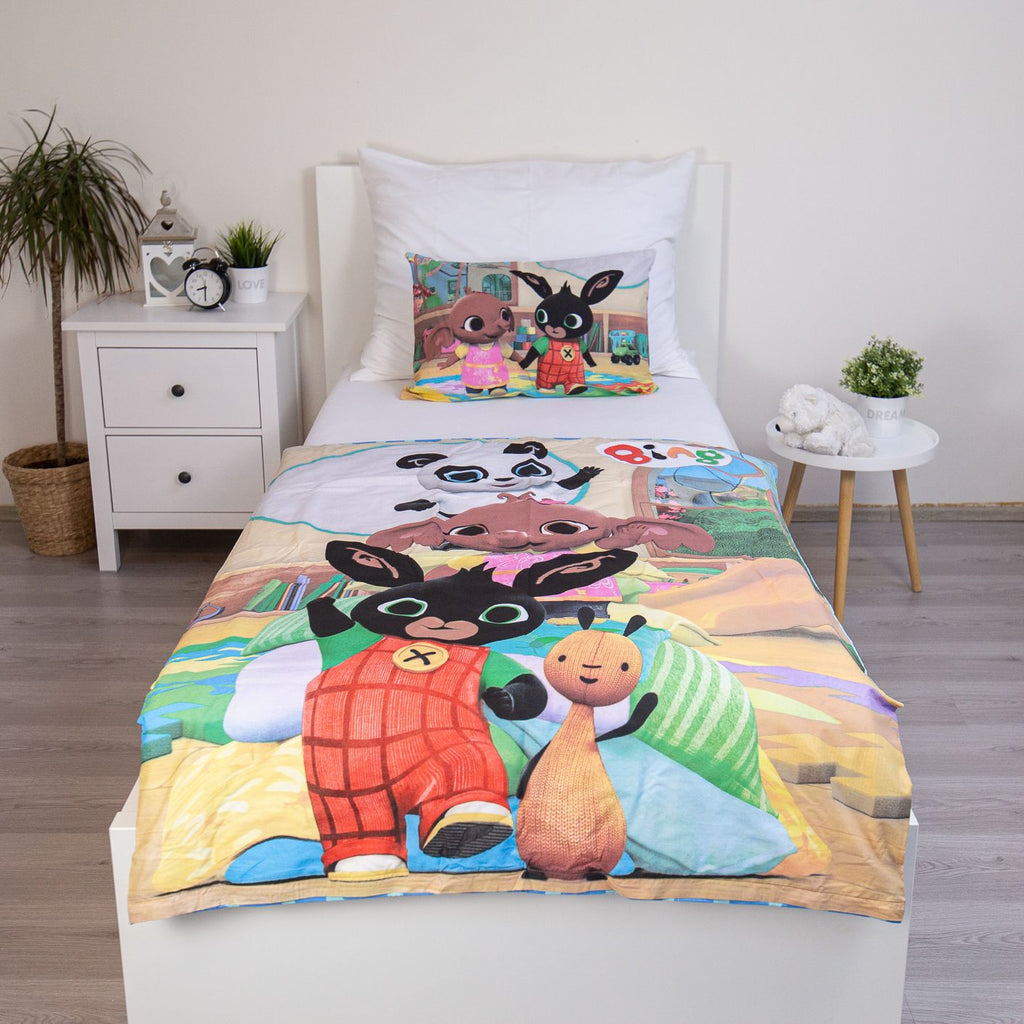 Bing Set Letto Singolo Copripiumino Federa 100% cotone  100 x 135 cm + 40 x 60 cm