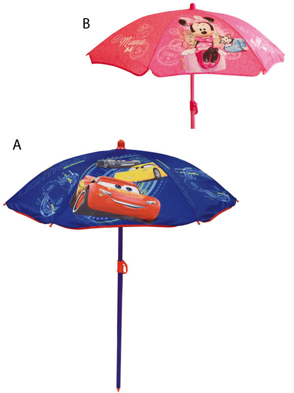 ##712999 OMBRELLONE DISNEY MINNIE O CARS A SCELTA Dimensione: H.125 x Ø 100 cm
