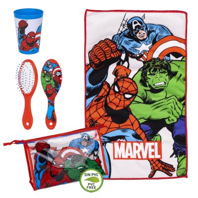 Beauty Case di Avengers con Chiusura a Cerniera - 23 x 15 x 8 cm - Include Accessori
