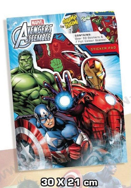 ##AVSTP PACK STICKER PAD AVENGERS