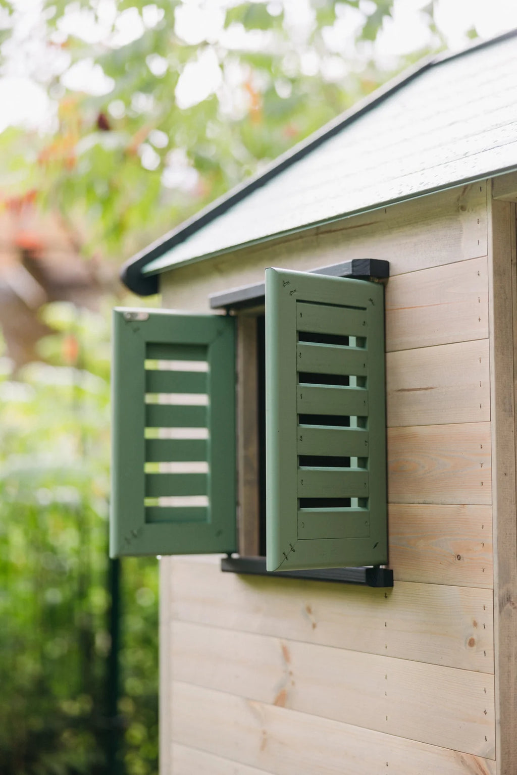 Casetta in legno da Giardino Modulare Summer Adventure House certificata con scivolo e scaletta