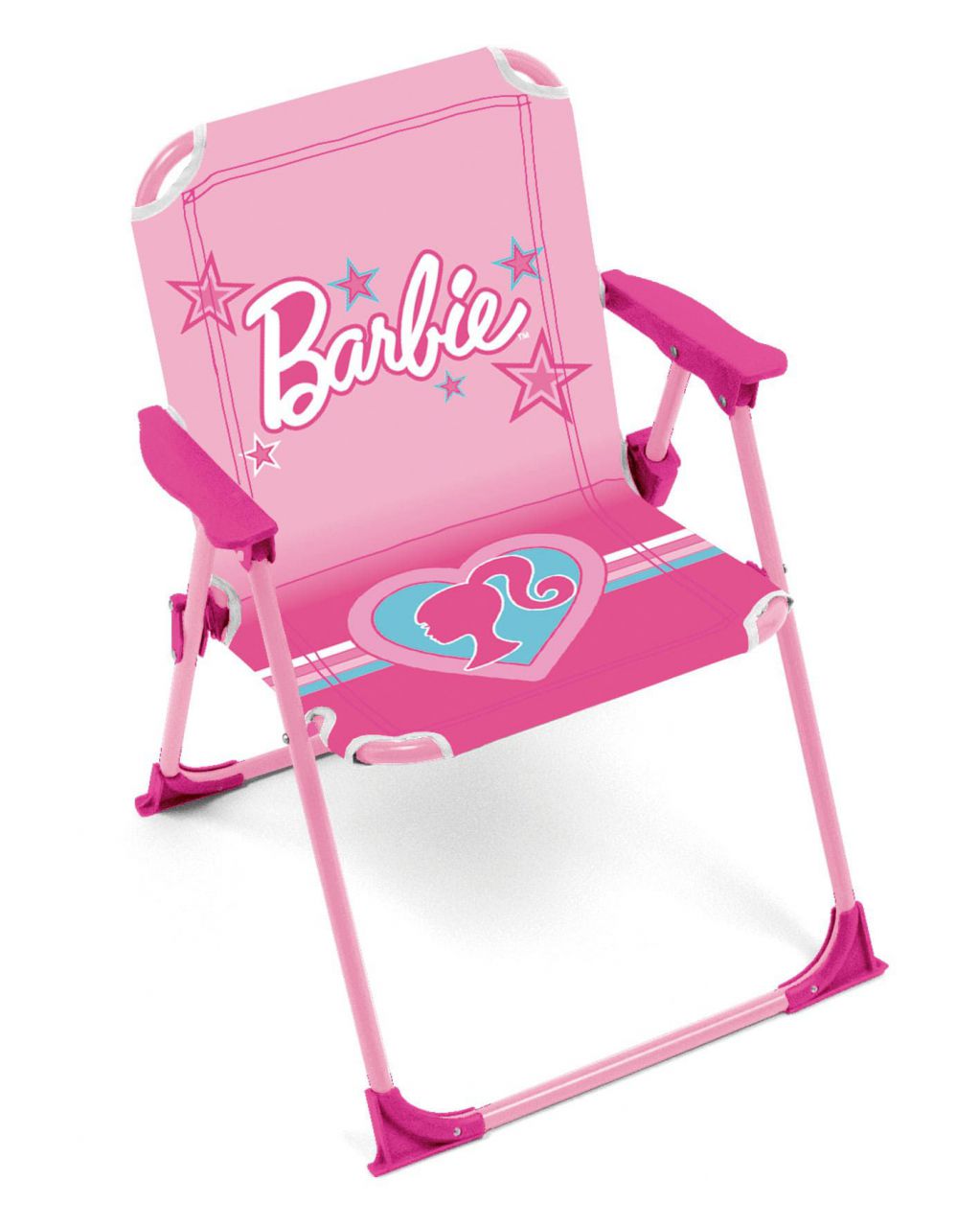 Sedia Pieghevole Barbie con Braccioli 38x32x53cm Interno Esterno | BAR16386