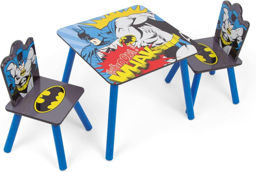 Tavolo con 2 Sedie Batman in Legno - top2trade 50x50x44cm